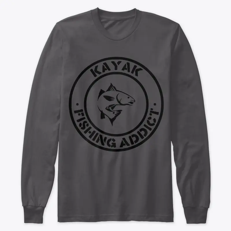 Kayak Fishing Addict Logo T