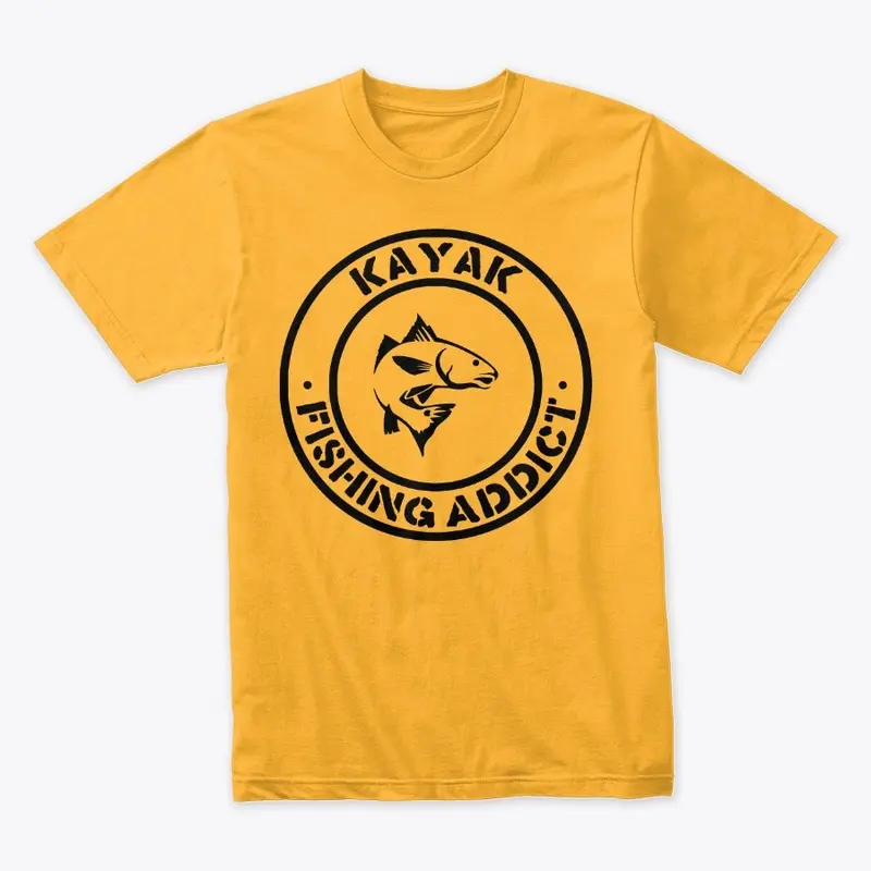 Kayak Fishing Addict Logo T